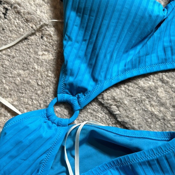 NWOT aerie blue one piece - Picture 5 of 7